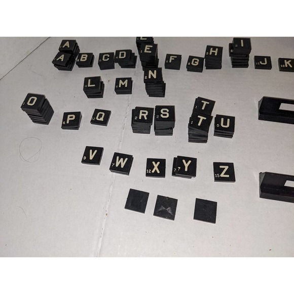 Vintage 1954 Anagrams Game Transogram Play 7 Word Games.  Complete set. no.1150 - Picture 3 of 6